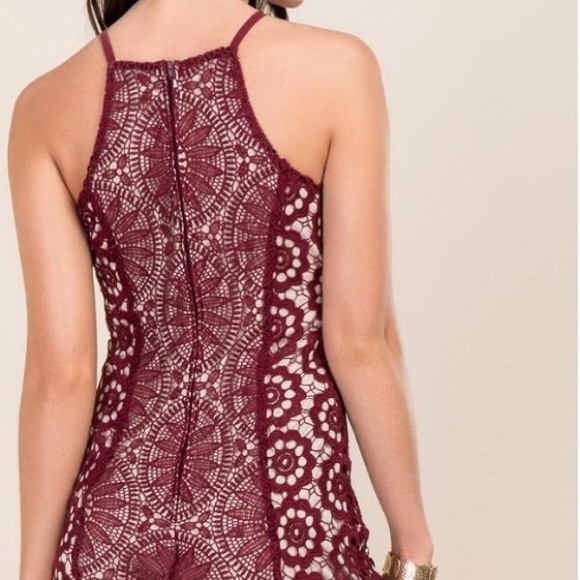 NWT FRANCESCA’S Strappy Crochet Tank Dress M - Picture 4 of 5